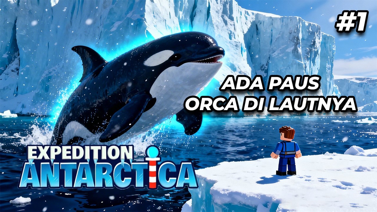 Tiba-Tiba Muncul ORCA Saat Ekspedisi Antartika Solo Hiking | Roblox