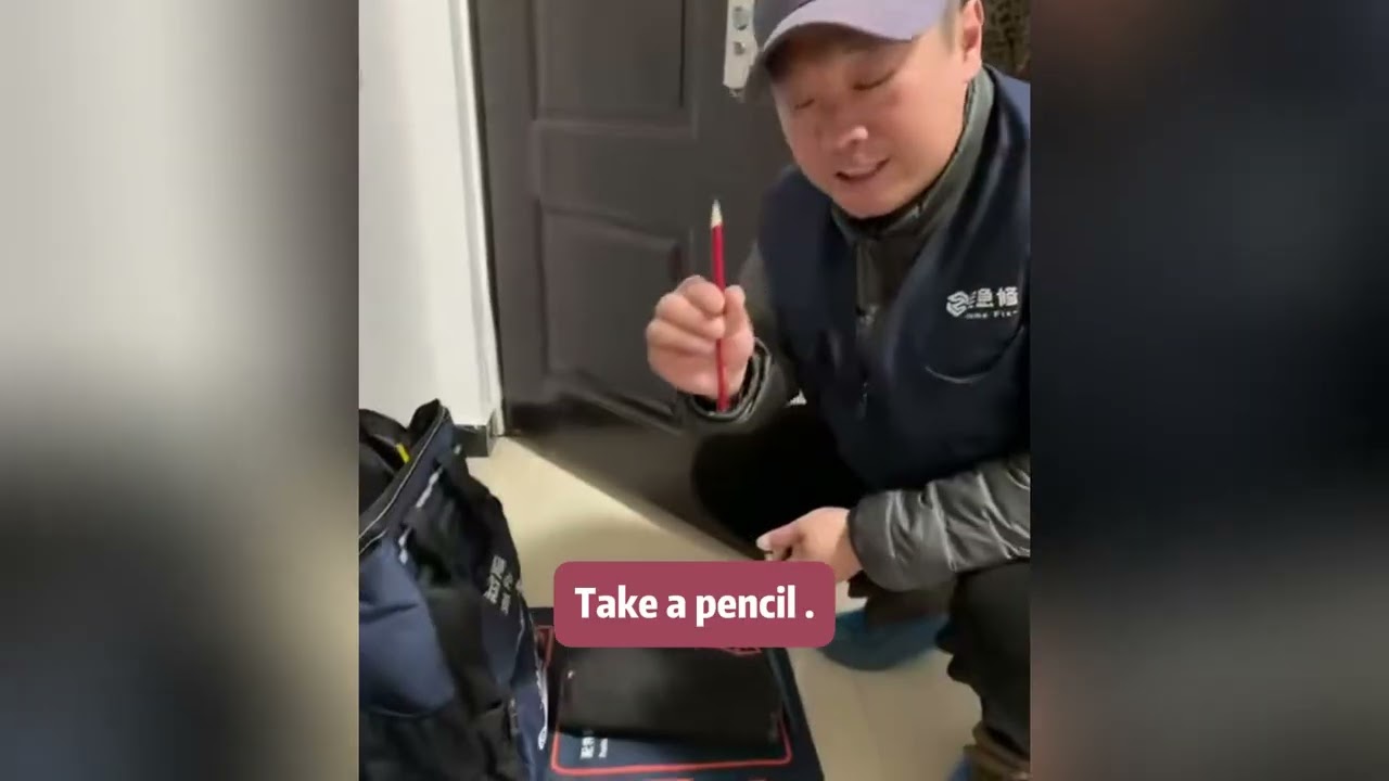 If your door doesn't close smoothly, a pen will solve the problem!
