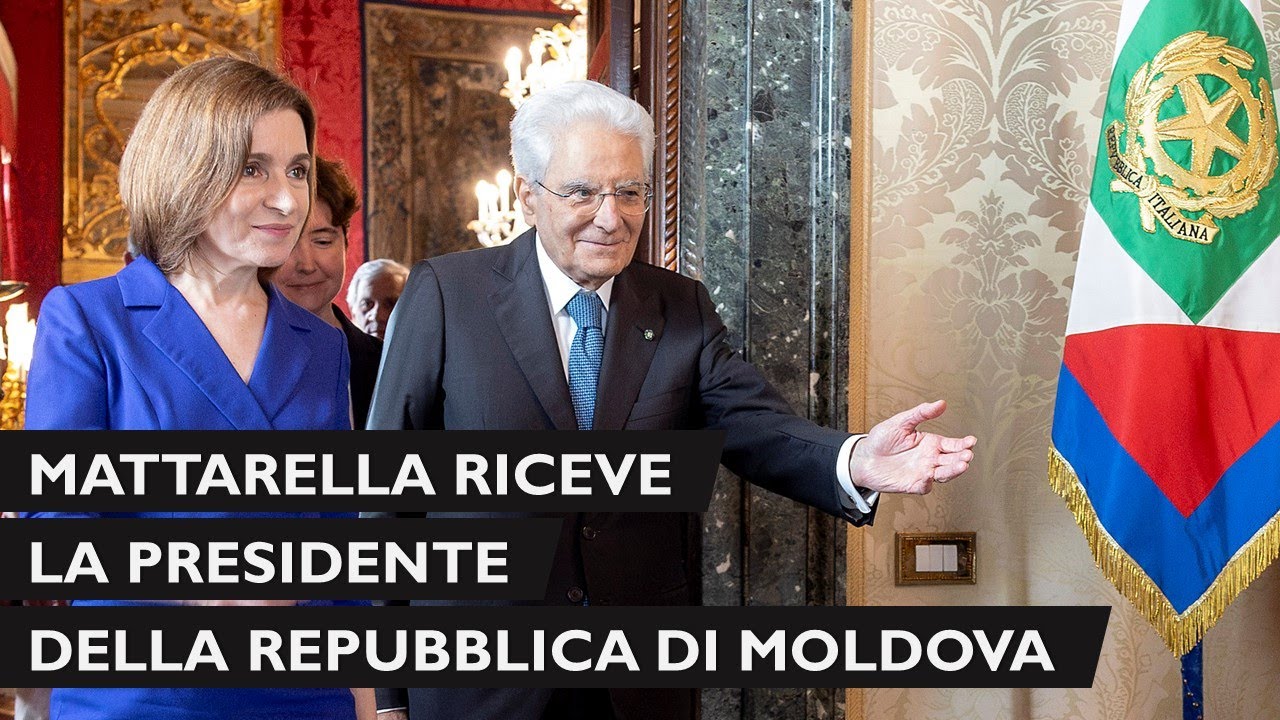 Il Presidente Mattarella incontra la Presidente della Repubblica di Moldova Maia Sandu