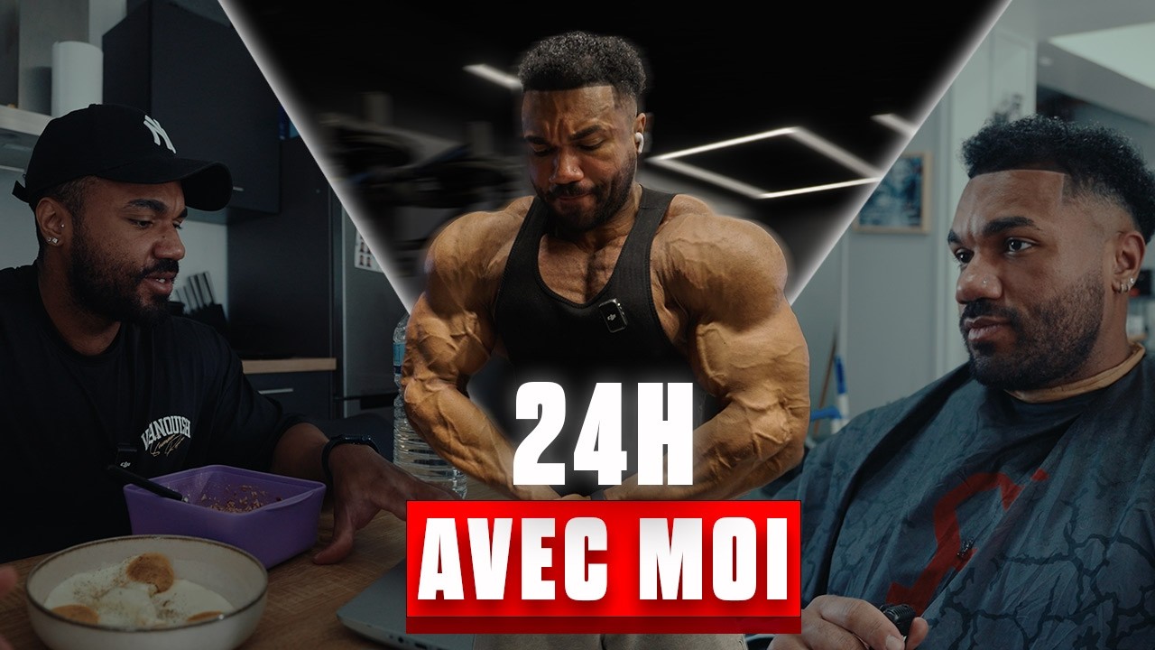 24h dans la vie d’un bodybuilder pro ! Diet + training + lifestyle