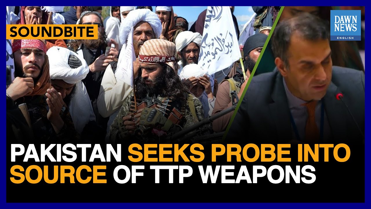 Pakistan Seeks Probe Into Source Of TTP Weapons | Dawn News English