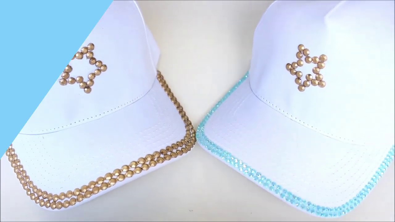 Gorra con lentejuelas