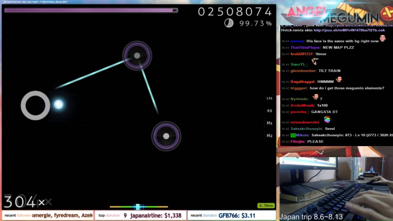 AngeLMegumin | Spinning World (Anime Ver)[Natsu's Extra] HDDT FC 99.66% 562pp  | Livestream w/ chat!