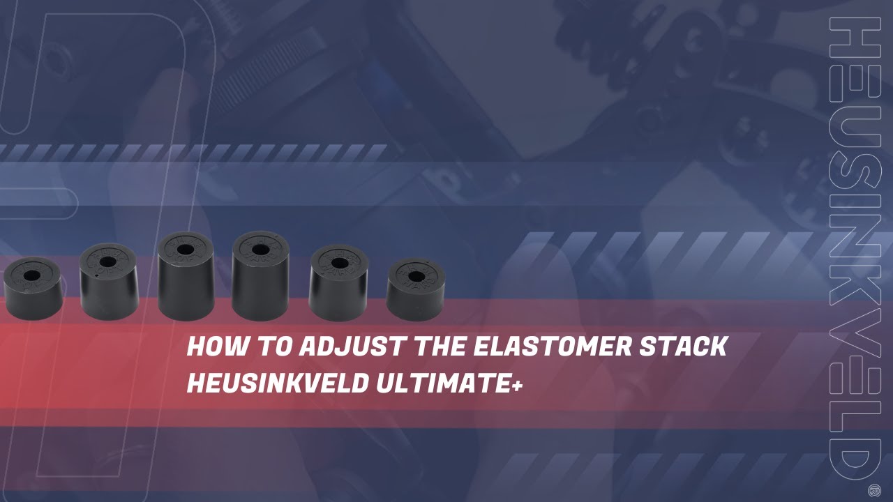 Heusinkveld Ultimate+ pedals - How to adjust the elastomer stack of your brake pedal