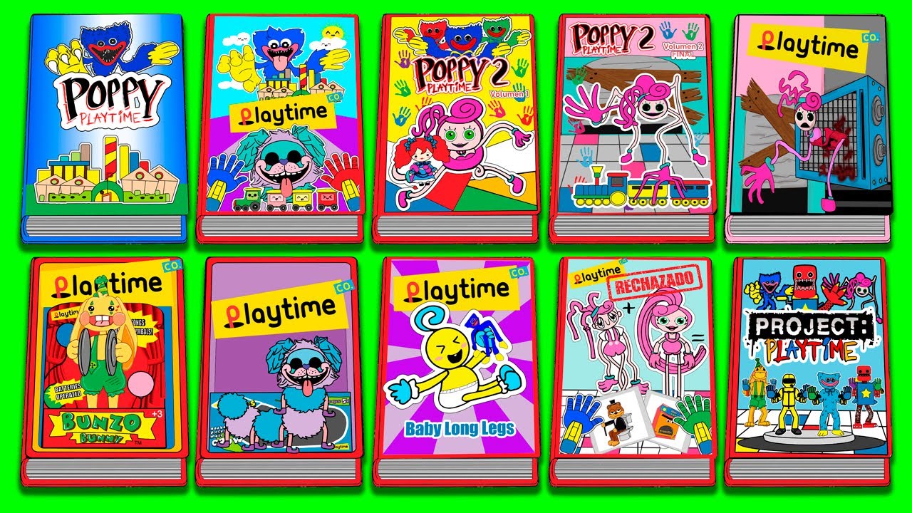 COLECCIÓN 2022 POPPY PLAYTIME Y PROJECT PLAYTIME📙LIBRO DE JUEGOS