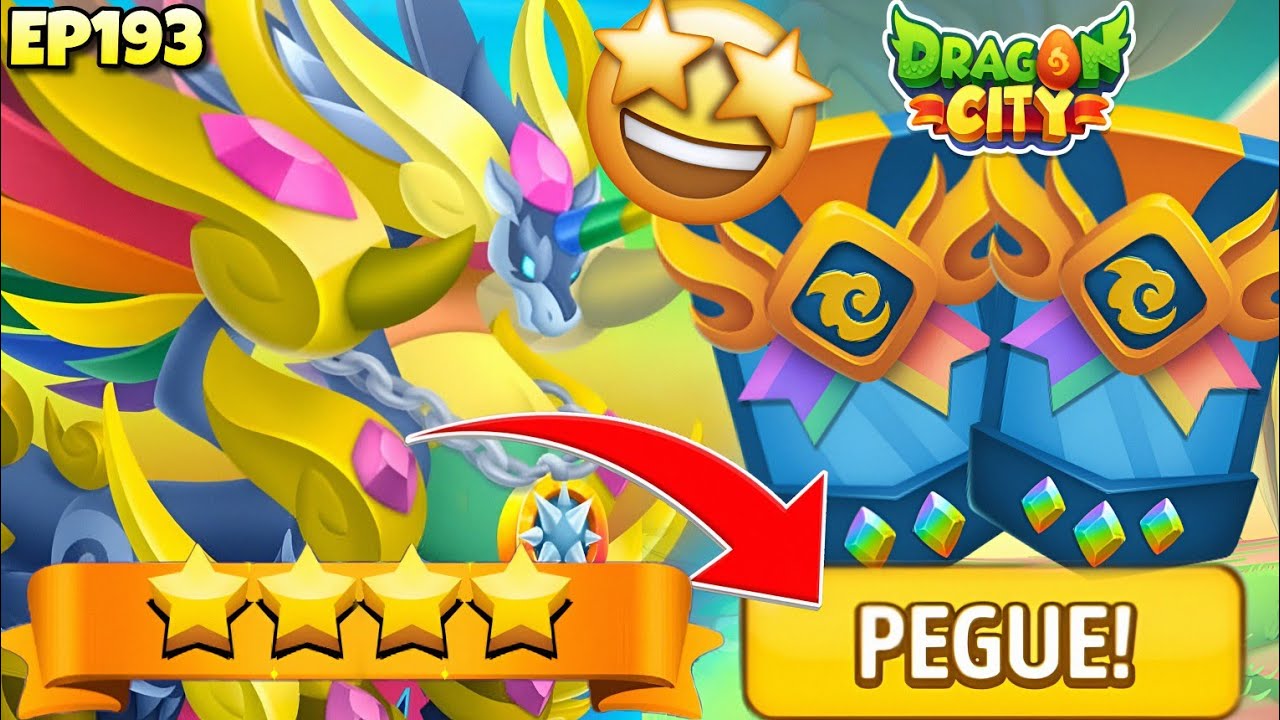 Olha a FORÇA DELE! Figurinhas GRÁTIS!🤩🔥 - Ep193 DRAGON CITY
