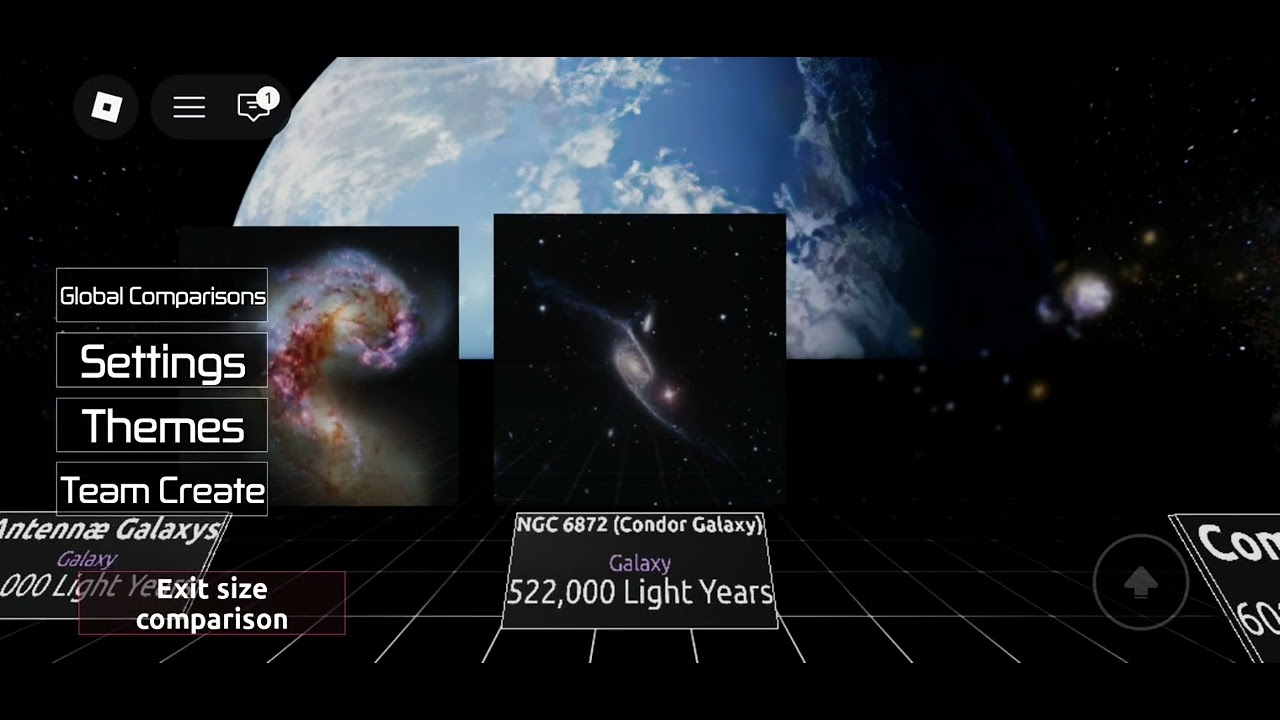 Theprincetoastcrunch's Size Comparison (Nebulas, Galaxies & Universe)