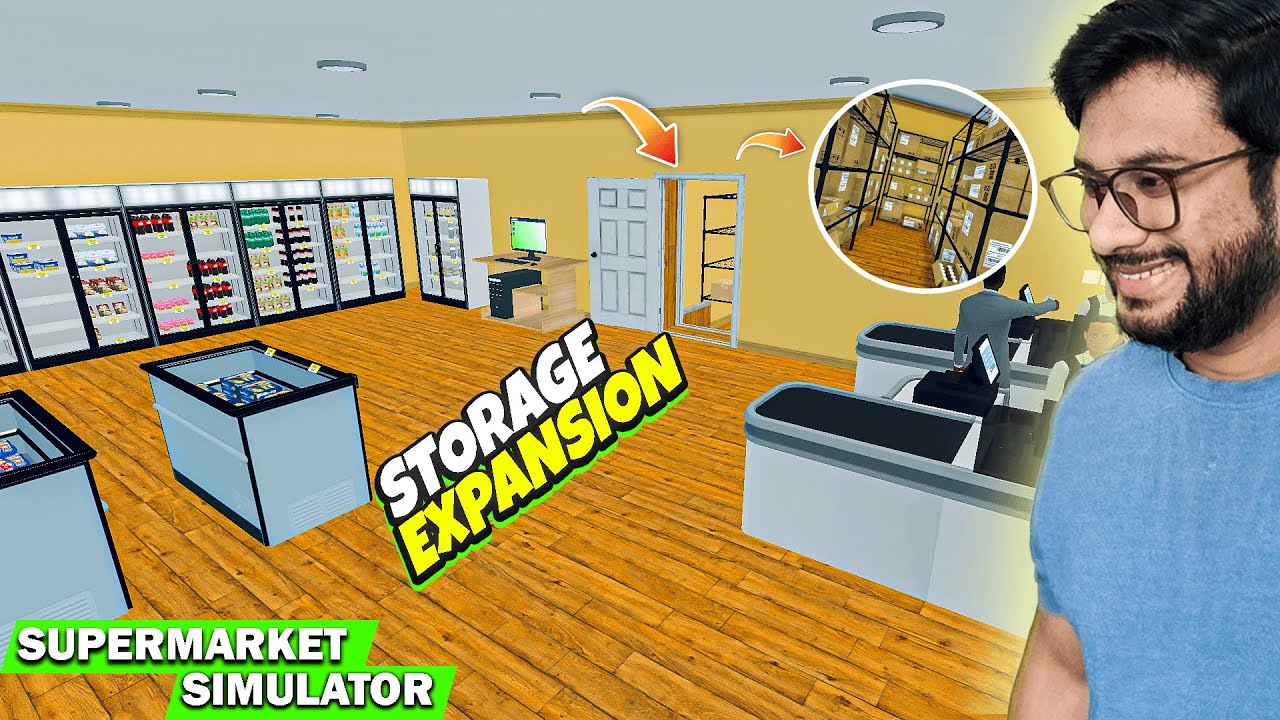 We Expand Our STORAGE Area EXPENSIVE ($30000$) - Supermarket Simulator #12