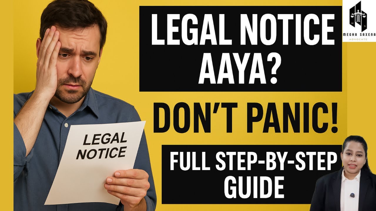 Legal Notice Aaya? Don’t Panic! Full Step-by-Step Guide | What To Do After Receiving Legal Notice 