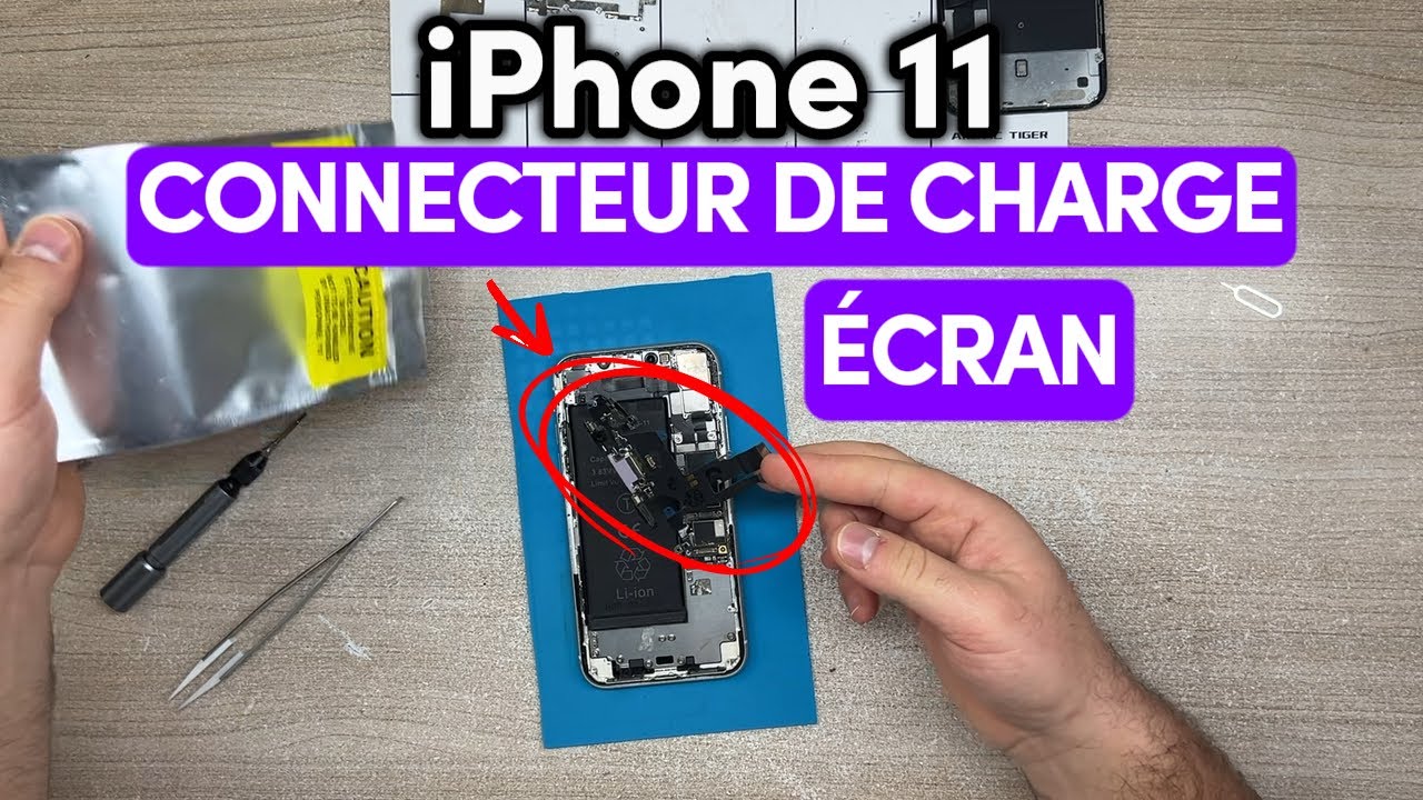 Son iPhone 11 ne veut plus charger, et une petite tâche noir apparaît sur son écran 😷🪫📱