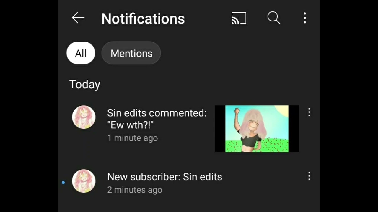 @sin edits just get tf off my channel wtf is wrong with you (sorry to everyone els)