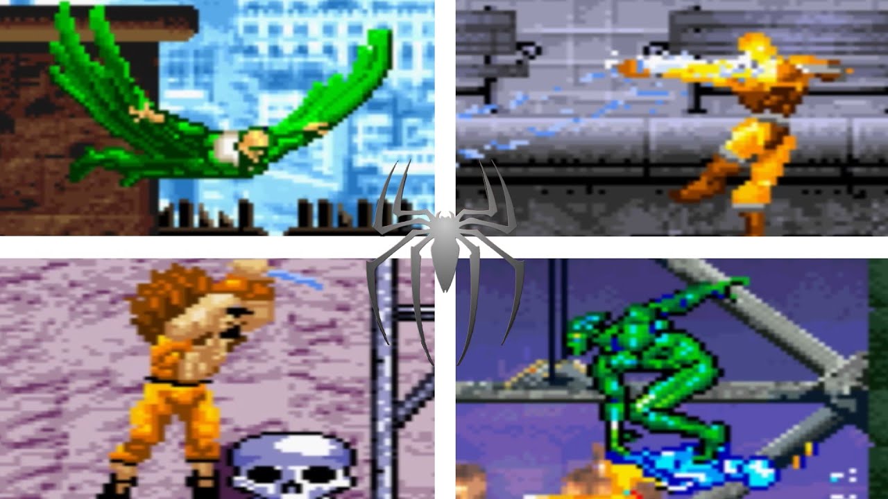 Spider-Man (GBA) All Boss Fights & Ending