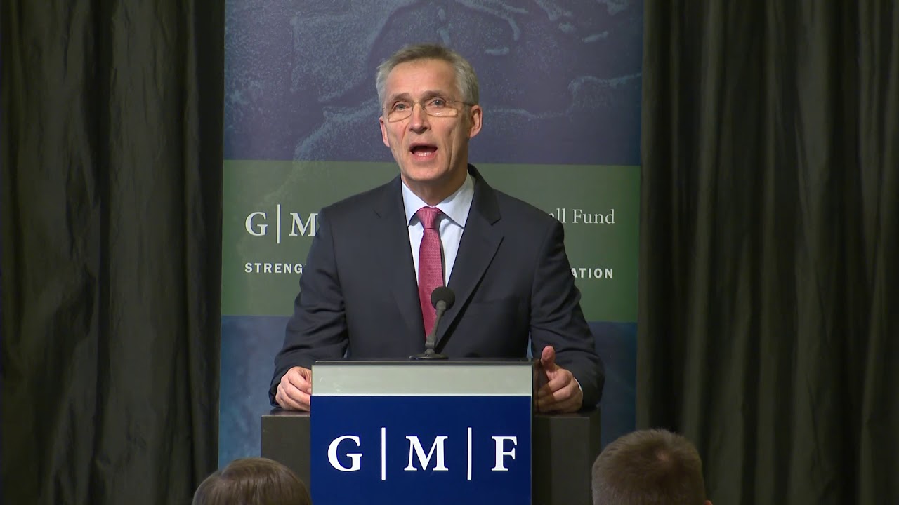 NATO Sec Gen Jens Stoltenberg at GMF's NATO at 70