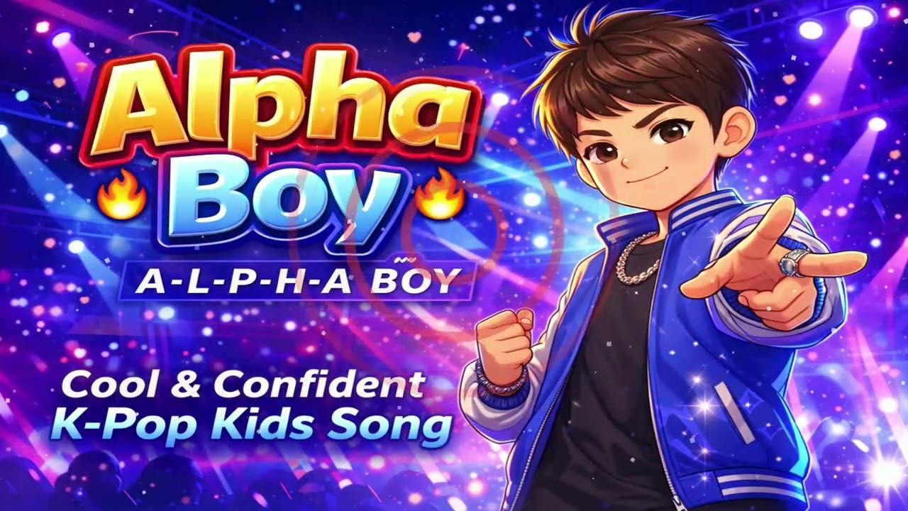 Alpha Boy 🔥 | Cool & Confident K-Pop Kids Song | Dance Pop for Boys