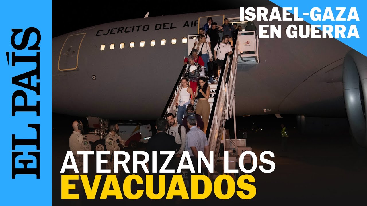 GUERRA ISRAEL | Aterriza en Torrejón el avión del Ejército con 200 evacuados de Israel | EL PAÍS