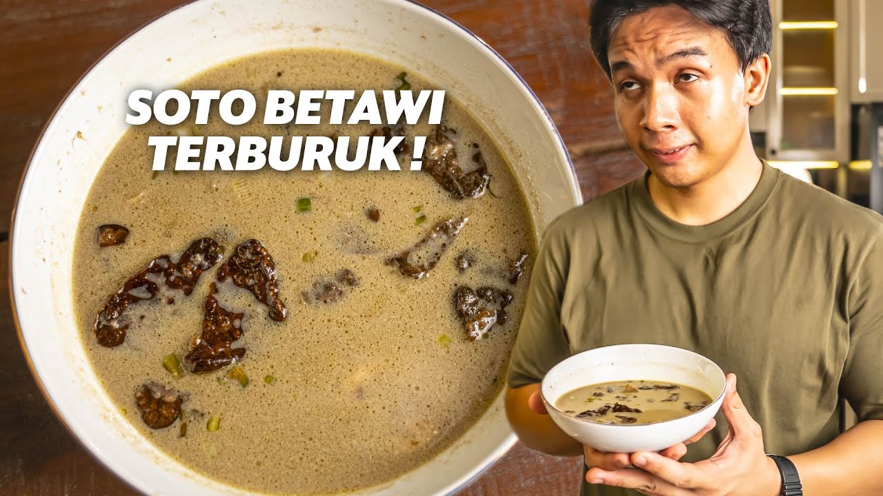 SOTO BUSUK ?! DAGING DAN KUAHNYA BAU BUSUK ?! GILA GUE GA KUAT .... - SAD FOOD