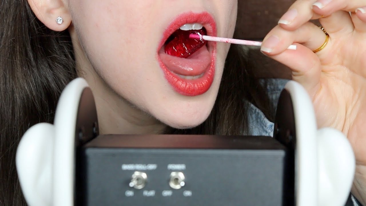 ASMR EATING LOLLIPOP