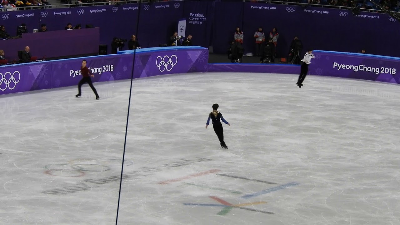 Shoma Uno 宇野昌磨 Pyeongchang Olympic FS 6分間練習 Fancam