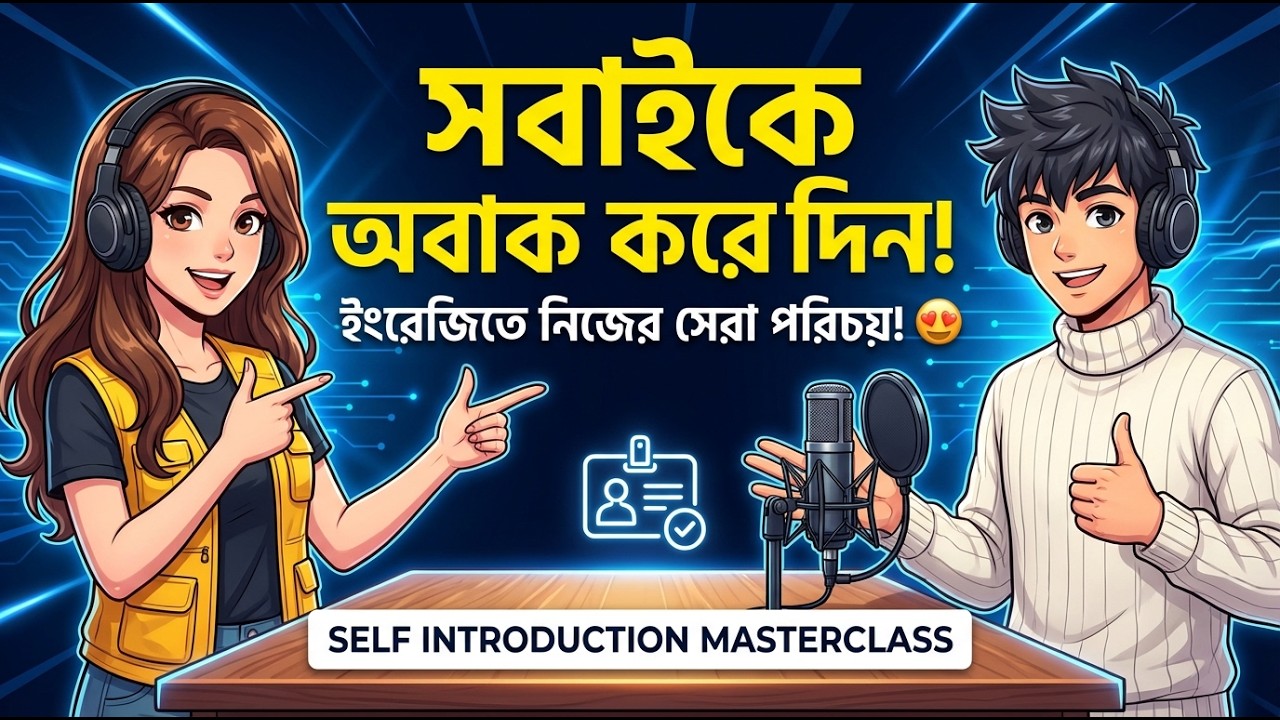ইংরেজিতে নিজের পরিচয় দিতে আর আটকাবে না! | How to Introduce Yourself in English (Casual & Interview)
