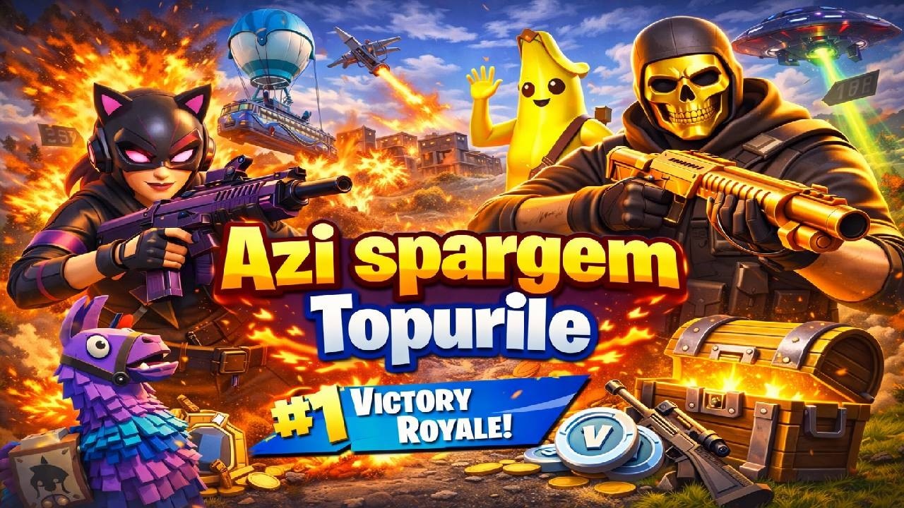 😉SPARGEM TOPURILE PE FORTNITE SI VA ARAT CUM SA AVETI MAI MULTE FPS IN FORTNITE🔥
