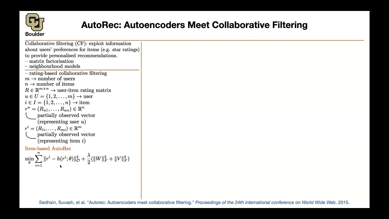 AutoRec | Lecture 81 (Part 2) | Applied Deep Learning (Supplementary)