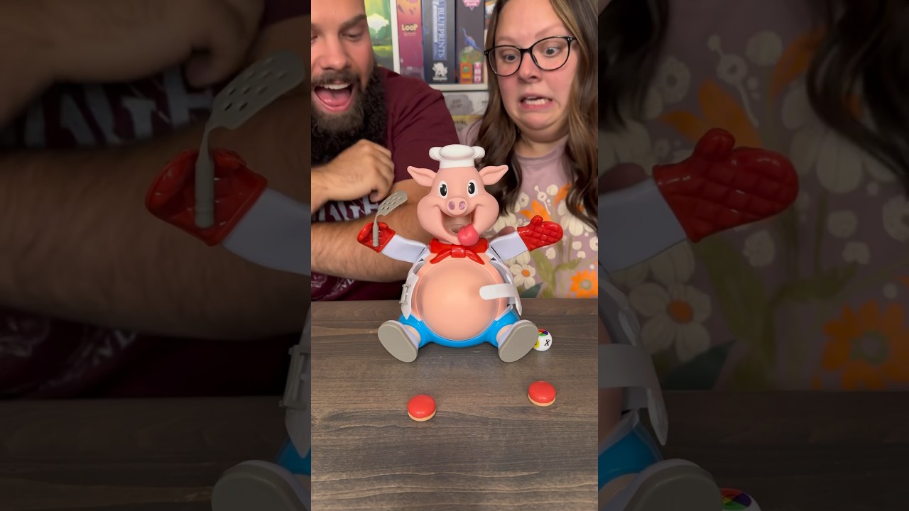 Don&rsquo;t Pop The Pig!! #boardgames #couple #fun