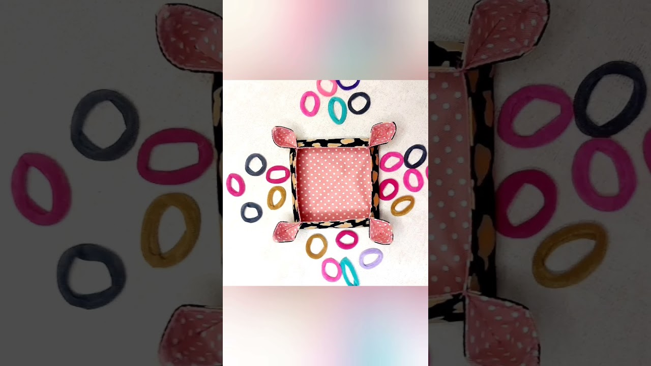 Trinket Tray & Curved Tray #fabrictray #fabricbasket #fabricbaskettutorial #diy #easy #sewing