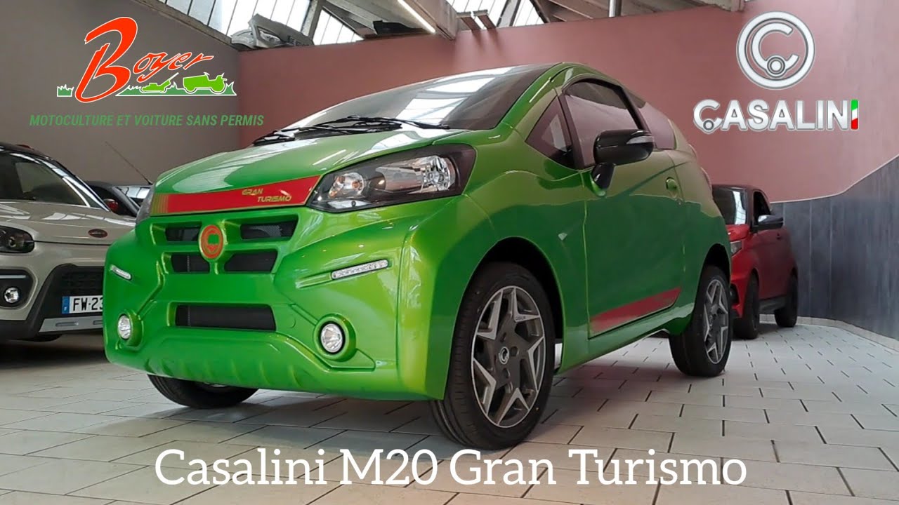 Casalini M20 Gran Turismo 2022 - Voiture Sans Permis - Présentation - Boyer Motoculture