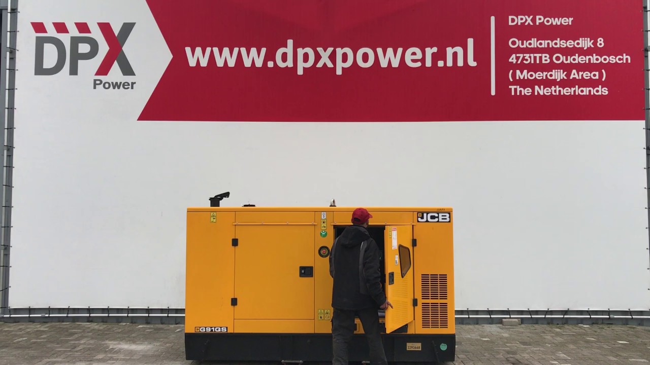 DPX Power: JCB G91QS - 91 kVA Generator Set - DPX-11873
