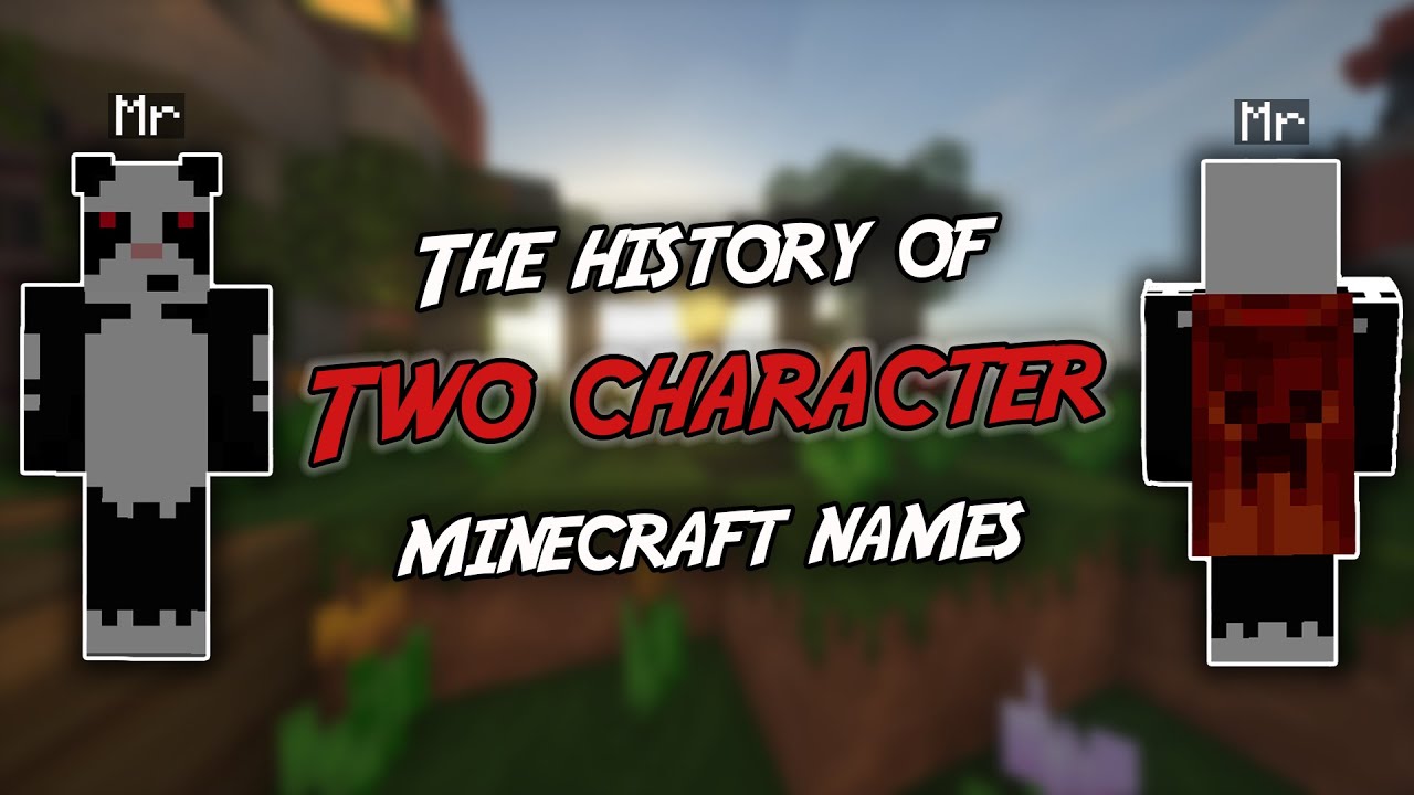 The History of Minecraft's Two Character Names