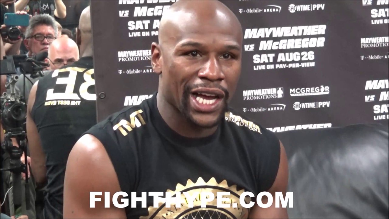 MAYWEATHER EXPLAINS PUSH FOR 8 OZ. GLOVES; TELLS MCGREGOR HE WANTS 