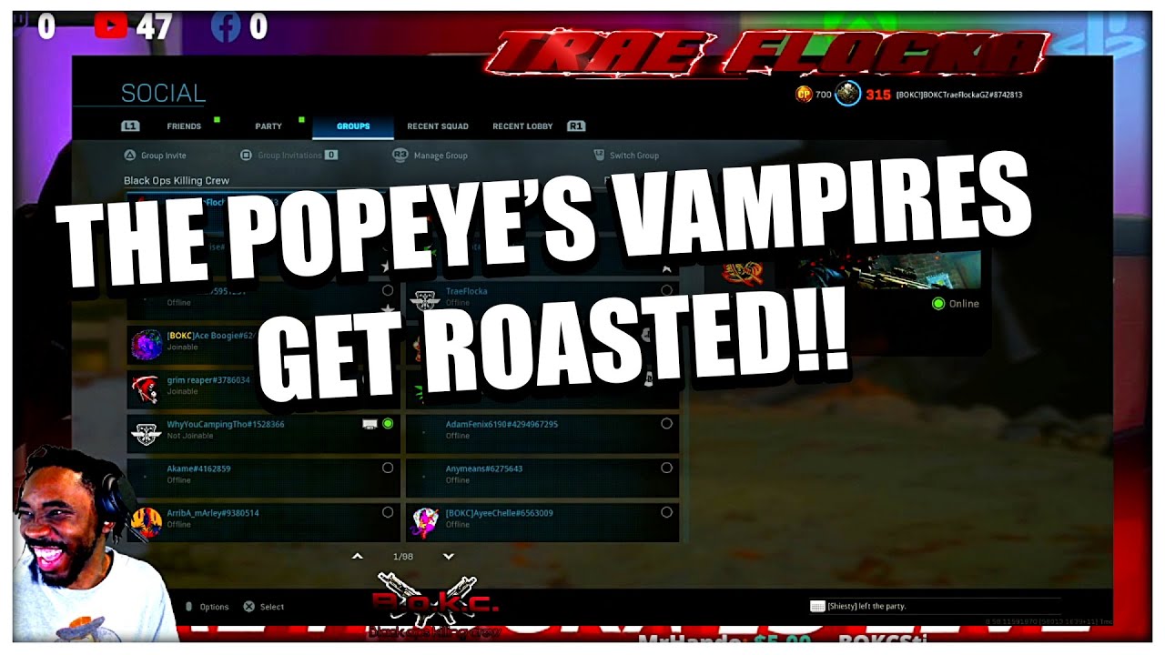 HILARIOUS ARGUMENTS! C0D MODERN WARFARE! FLOCKA VS THE POPEYE'S VAMPIRES! #BOKC #gomfsfb