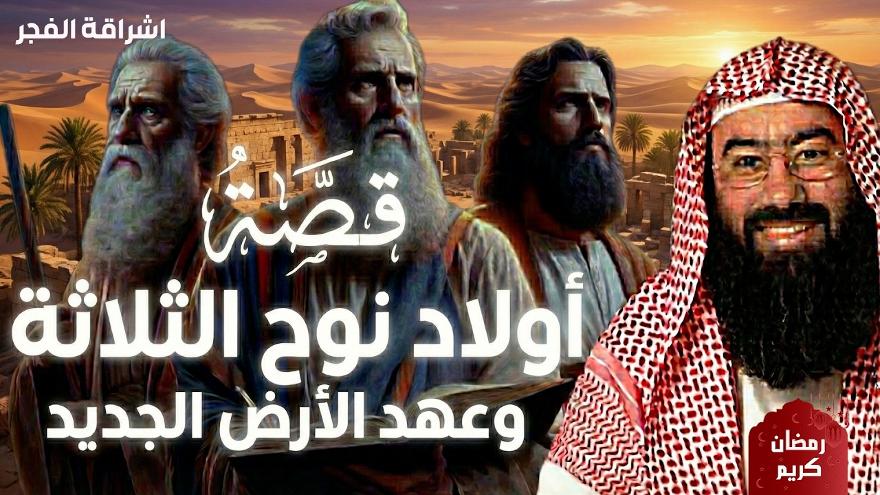 نبيل العوضي  أبناء نوح الثلاثة و عهد الارض الجديد