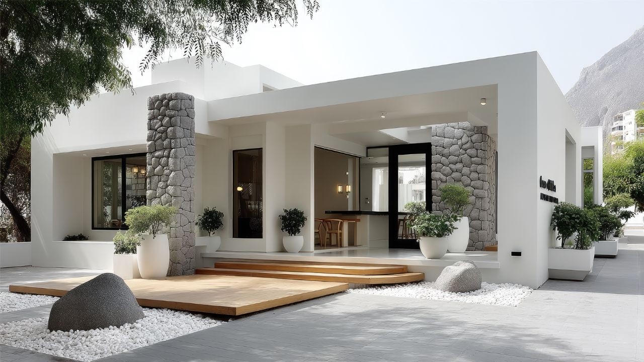 Lines of Tranquility | A Modern Minimalist Home Balancing Light, Texture, and Architectural Softness