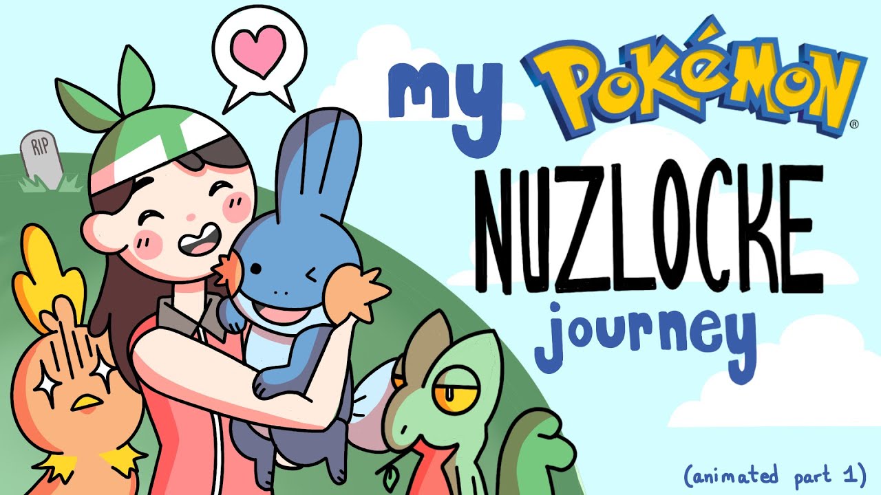My Pokemon Emerald Nuzlocke Journey (animated pt 1, No Overleveling)