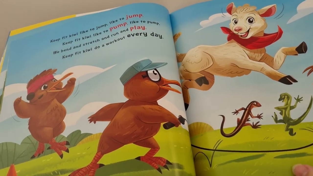 keep fit kiwi head shoulder knees and toes