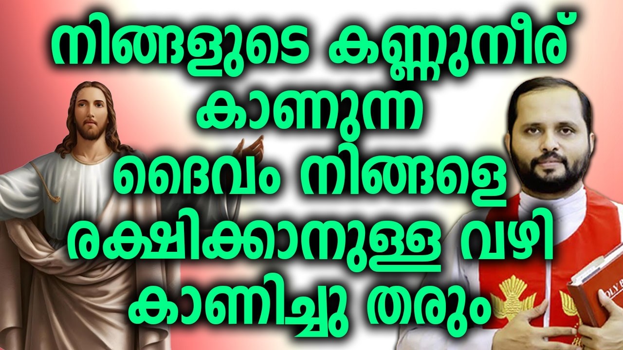 നിങ്ങളുടെ കണ്ണുനീര് കാണുന്ന ദൈവം നിങ്ങളെ രക്ഷിക്കാനുള്ള വഴി കാണിച്ചു തരും / FR MATHEW VAYALAMANNI