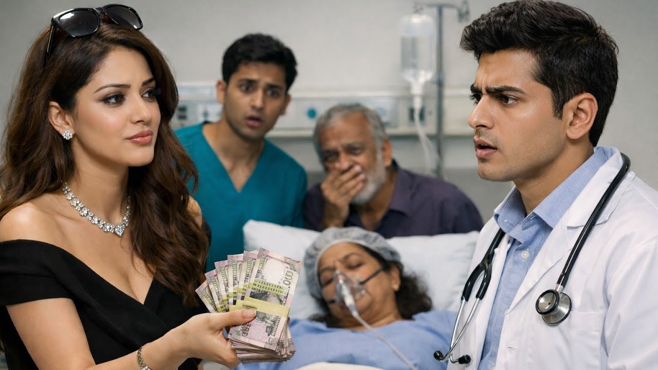 अमीर घमंडी लड़की ने कहा – ‘अगर मेरी माँ की जान बचाओ तो 5 लाख दूँगी’… फिर जो हुआ, सबकी होश उड़ गईं! 😱