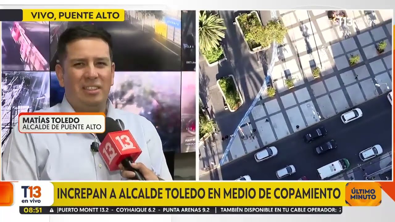 Alcalde de Puente Alto se refiere a operativo de retiro de comercio ambulante en la comuna