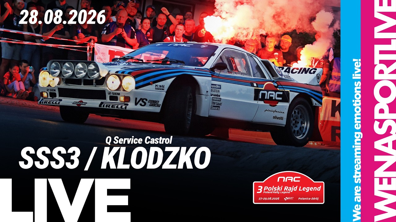 LIVE SSS3 - Q Service Castrol - Klodzko / Poland Rally Legend 2026