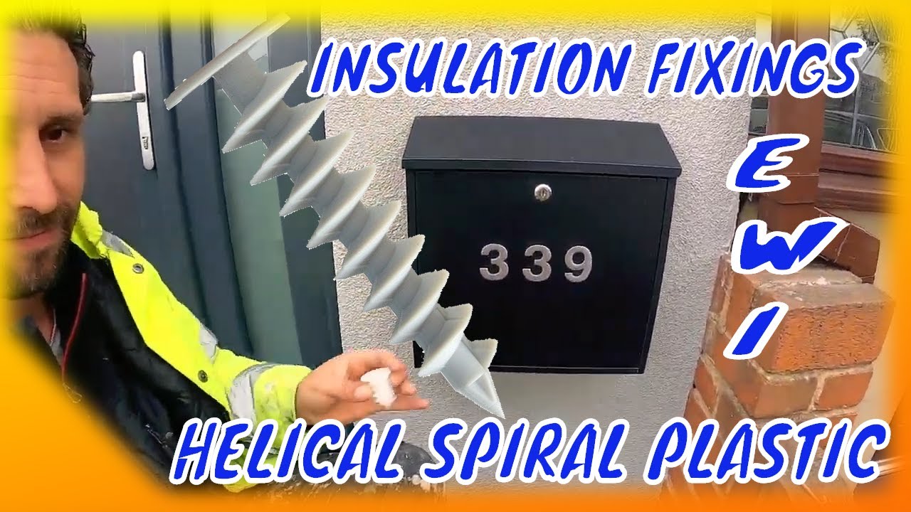 How to fix a post box on a external wall insulation