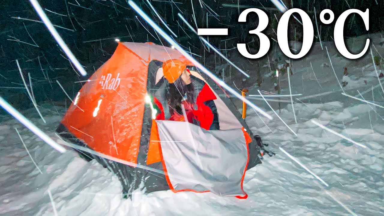 Я спал в снежных горах на -30 ℃, где все замерзает.