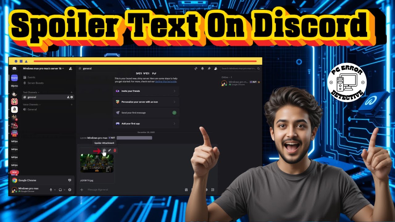 Как скрыть текст-спойлер в Discord | Скрыть сообщения и изображения (2026)