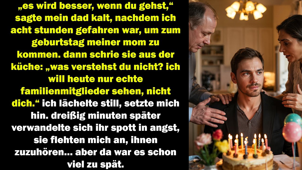 meine eltern nannten mich „kein echtes familienmitglied“ – 30 minuten später flehten sie mich an