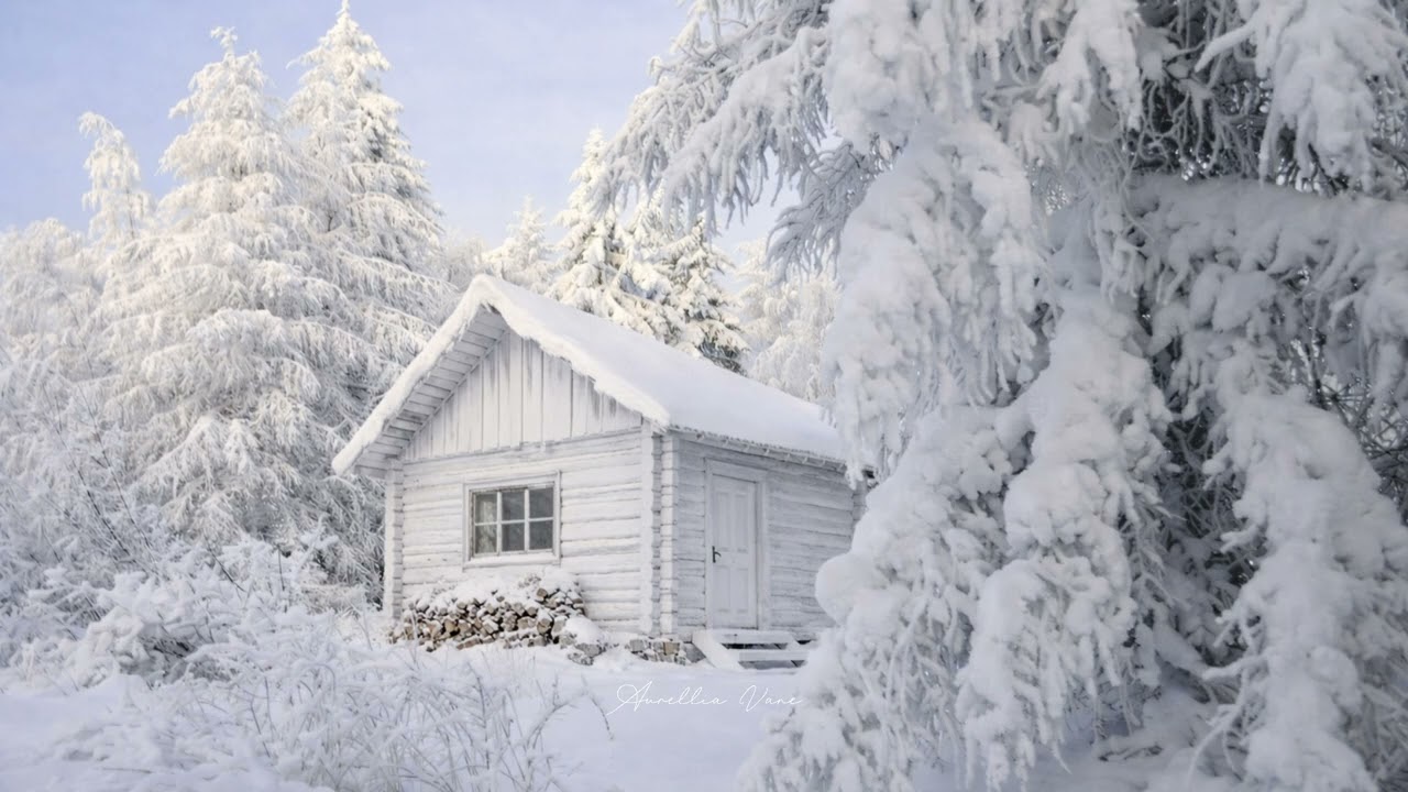 A Quiet Winter Day ❄️Calm Piano & Birds for Reading, Study, Focus