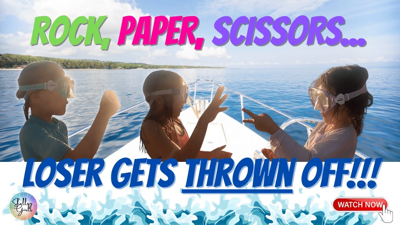 Rock Paper Scissors: Loser Gets Thrown Off The Boat!!!