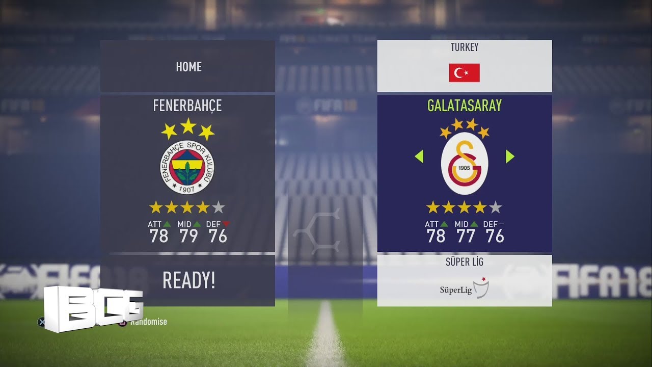 FIFA 18 Turkish Super Lig Ratings & Kits