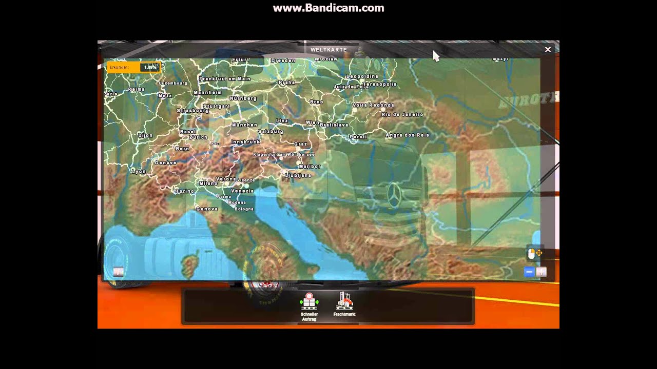 ETS2 Karten map