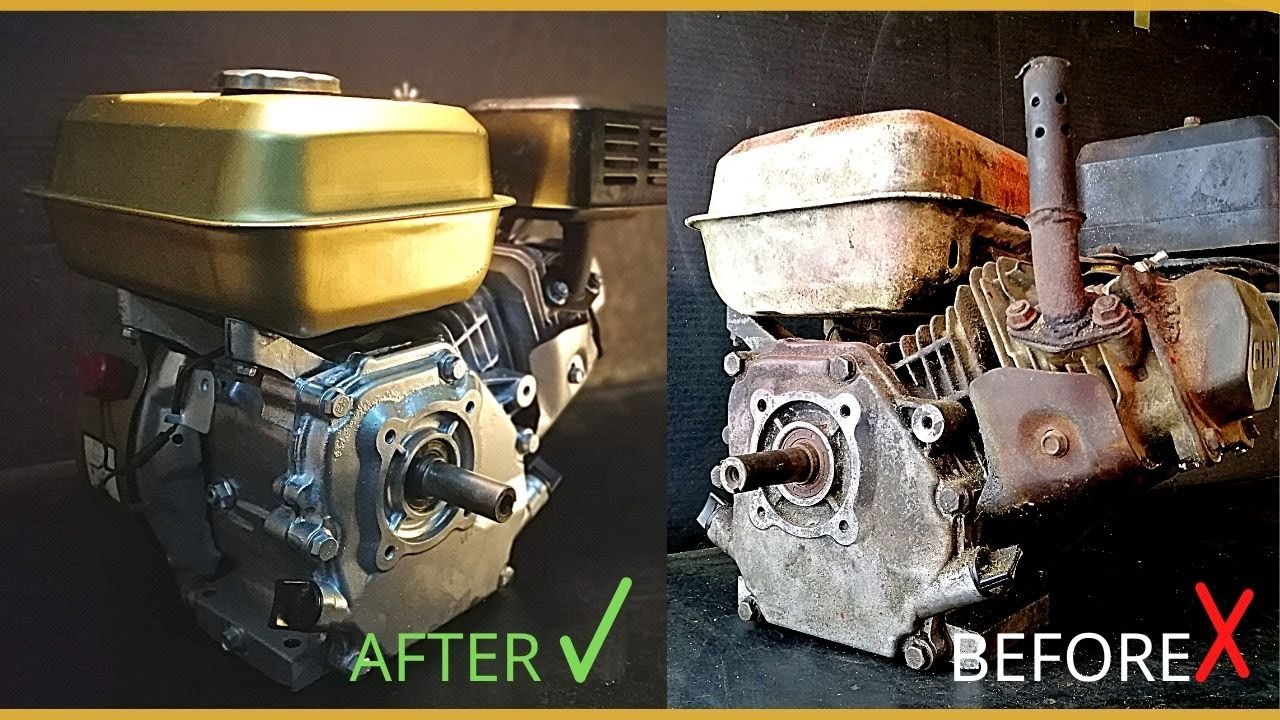 RESTORATION RUSTY ENGINE GX160 - Restore small engine gx160