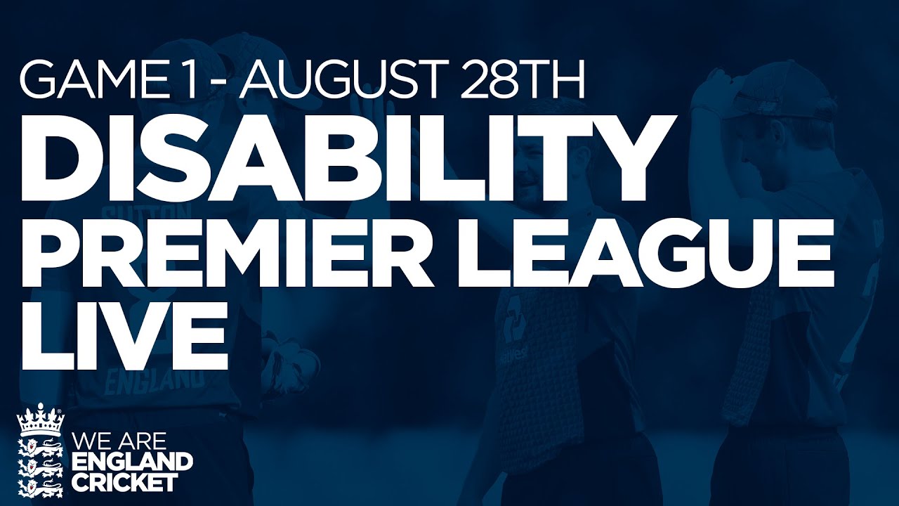 🔴 LIVE CRICKET | Disability Premier League - Game 1 | Sunday 28th August 2022